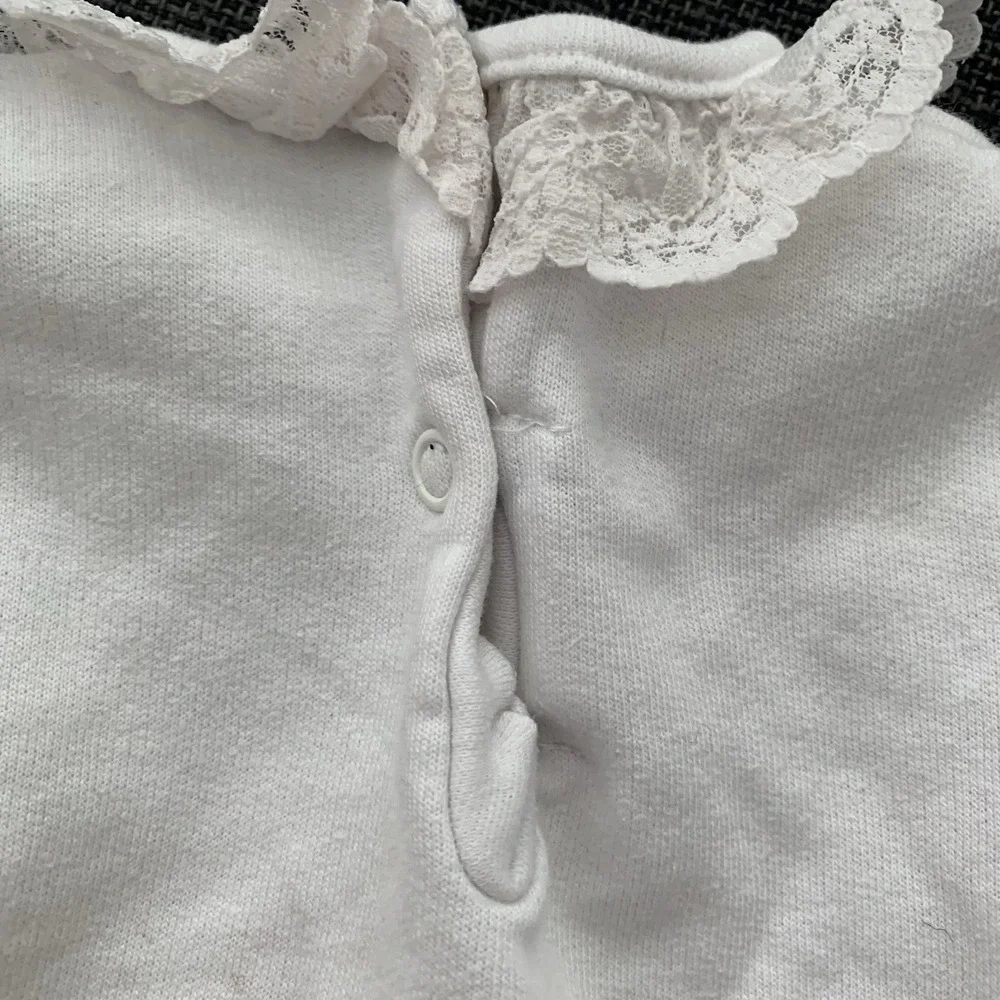 Vintage Oshkosh  Sweatshirt Cat Lady Lace‎  Girls Size 2t